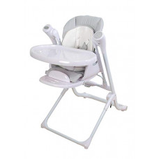 Trona y columpio 2 en 1 gris Mundibebé